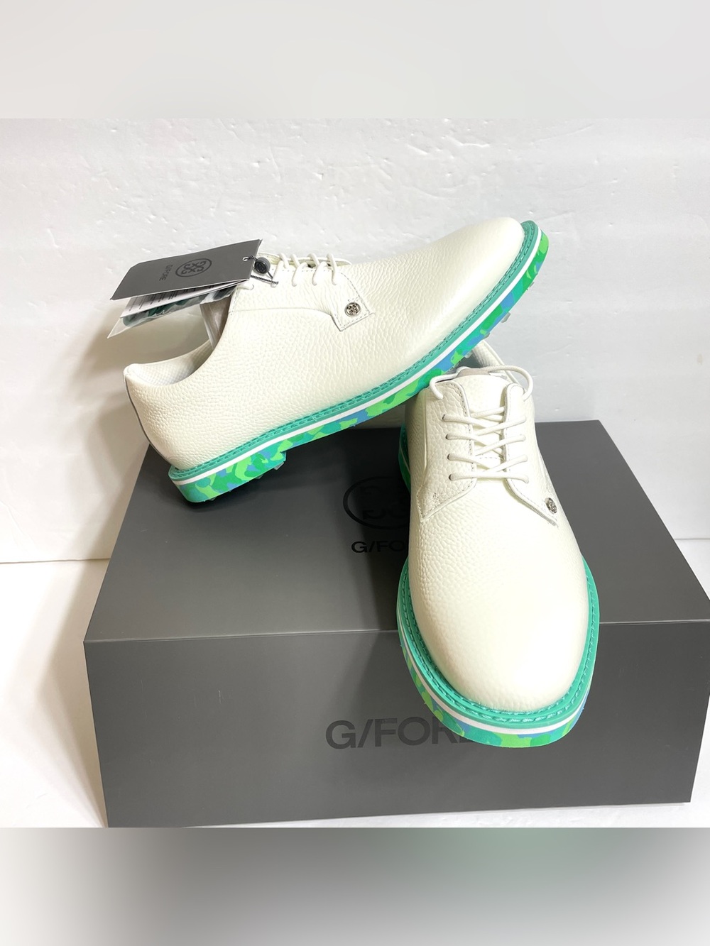 G/Fore Men's Gallivanter Golf Shoes Size 9.5 Camo White Sardinia G4MS23EF02
